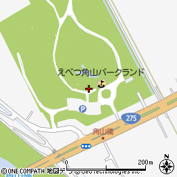 北海道江別市角山周辺の地図