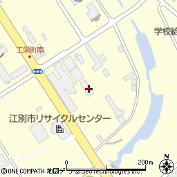 北海道江別市工栄町13周辺の地図