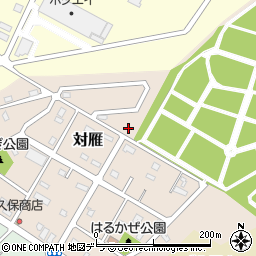 北海道江別市対雁124-34周辺の地図