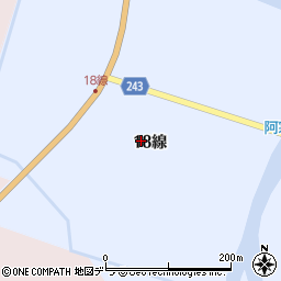 北海道釧路市阿寒町中阿寒１８線38周辺の地図