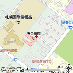 石金病院周辺の地図