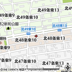 栄新和町内会館周辺の地図