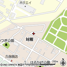 北海道江別市対雁124-32周辺の地図
