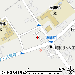 北海道札幌市東区丘珠町649-25周辺の地図