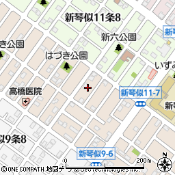 北海道札幌市北区新琴似１０条7丁目4周辺の地図