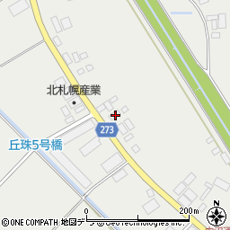 北海道札幌市東区丘珠町375周辺の地図