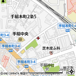 サンリット手稲駅前周辺の地図