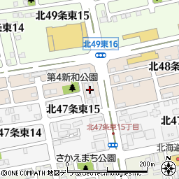 株式会社タカショー　札幌営業所周辺の地図
