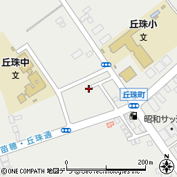 北海道札幌市東区丘珠町649-36周辺の地図