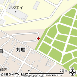 北海道江別市対雁124-25周辺の地図