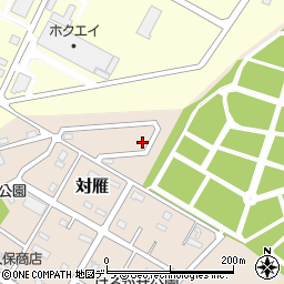 北海道江別市対雁124-47周辺の地図