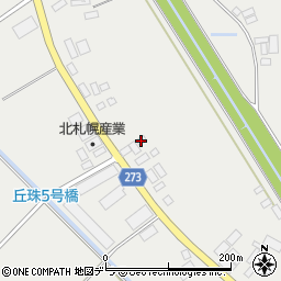 北海道札幌市東区丘珠町375-1周辺の地図