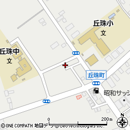 北海道札幌市東区丘珠町649-8周辺の地図