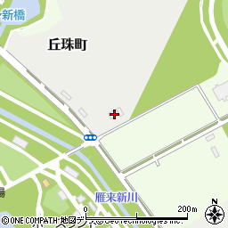 北海道札幌市東区丘珠町624-1周辺の地図