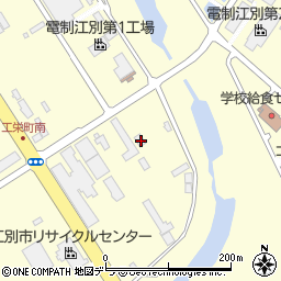北海道江別市工栄町13-6周辺の地図