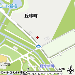 北海道札幌市東区丘珠町624周辺の地図