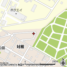北海道江別市対雁124-46周辺の地図