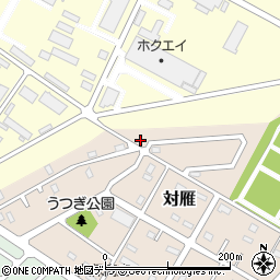北海道江別市対雁124-1周辺の地図