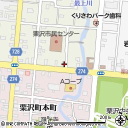 北海道岩見沢市栗沢町北本町121周辺の地図