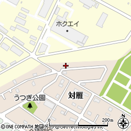 北海道江別市対雁124-10周辺の地図