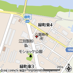 北海道江別市緑町東周辺の地図