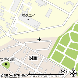 北海道江別市対雁124-16周辺の地図