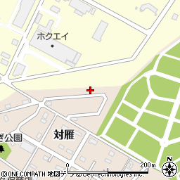 北海道江別市対雁124-18周辺の地図