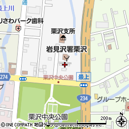 北海道岩見沢市栗沢町東本町19周辺の地図