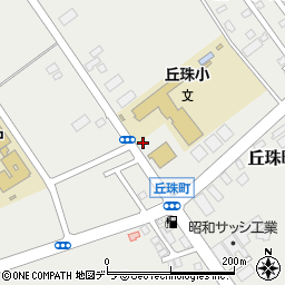 北海道札幌市東区丘珠町593-27周辺の地図