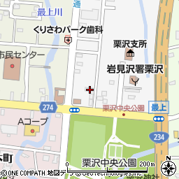 北海道岩見沢市栗沢町東本町7-7周辺の地図