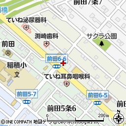 おたからや　前田六条店周辺の地図