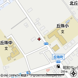 北海道札幌市東区丘珠町673-1周辺の地図