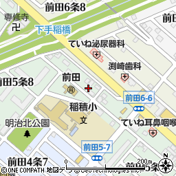 北海道札幌市手稲区前田５条7丁目3-2周辺の地図