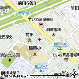 北海道札幌市手稲区前田５条7丁目3-26周辺の地図