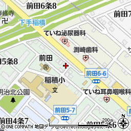 北海道札幌市手稲区前田５条7丁目3-25周辺の地図