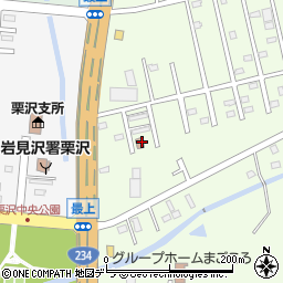 岩見沢市役所　最上北栄地区集会所周辺の地図