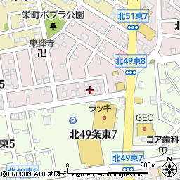 品田商店　札幌支店周辺の地図
