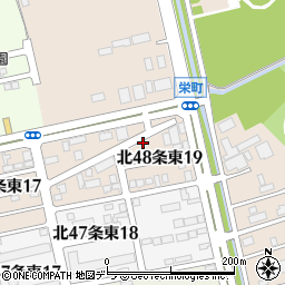 株式会社木の城たいせつ北海道　家具事業部周辺の地図
