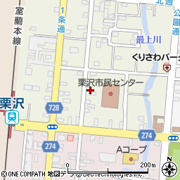 北海道岩見沢市栗沢町北本町140周辺の地図
