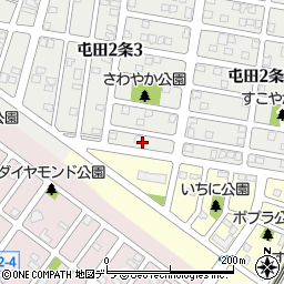 北海道札幌市北区屯田２条3丁目1周辺の地図