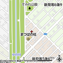 北海道札幌市手稲区新発寒５条9丁目周辺の地図