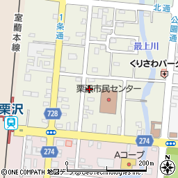 北海道岩見沢市栗沢町北本町142周辺の地図