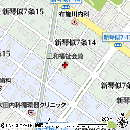 札幌市北区新琴似西まちづくりセンター周辺の地図