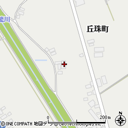 北海道札幌市東区丘珠町688-1周辺の地図