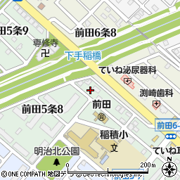 北海道札幌市手稲区前田５条7丁目3-9周辺の地図
