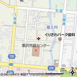 北海道岩見沢市栗沢町北本町165-2周辺の地図