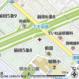 北海道札幌市手稲区前田５条7丁目3-12周辺の地図