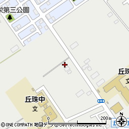 北海道札幌市東区丘珠町673-4周辺の地図