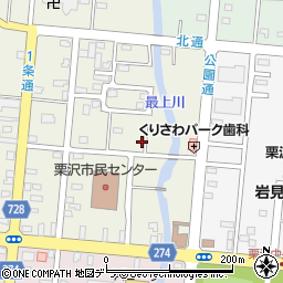 北海道岩見沢市栗沢町北本町164周辺の地図