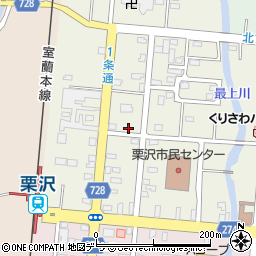 北海道岩見沢市栗沢町北本町98周辺の地図